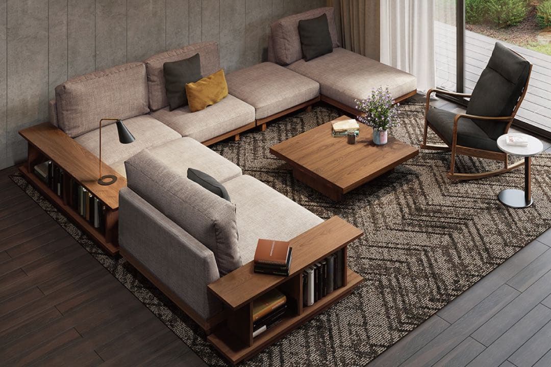 木製ラック・ウッドラック MASTERWAL DANISH SHELF 120