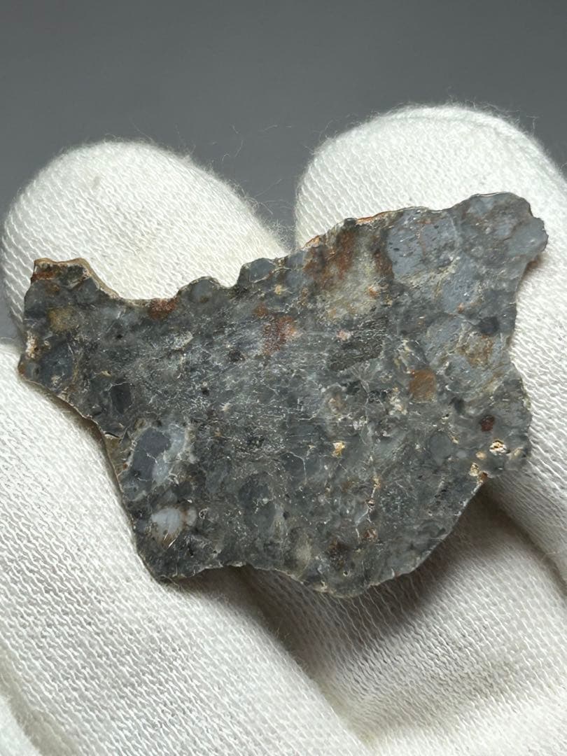 月　隕石　アドラー　013　スライス　2.632g　メルトブレシア　証明書付き