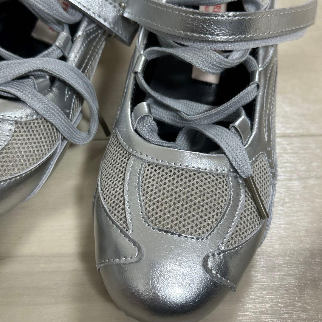 シルバー ミュール ボウリングシュース バレーコア メリージェン 23cm