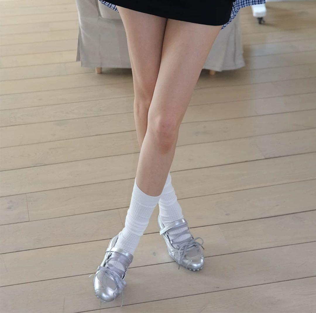 シルバー ミュール ボウリングシュース バレーコア メリージェン 23cm