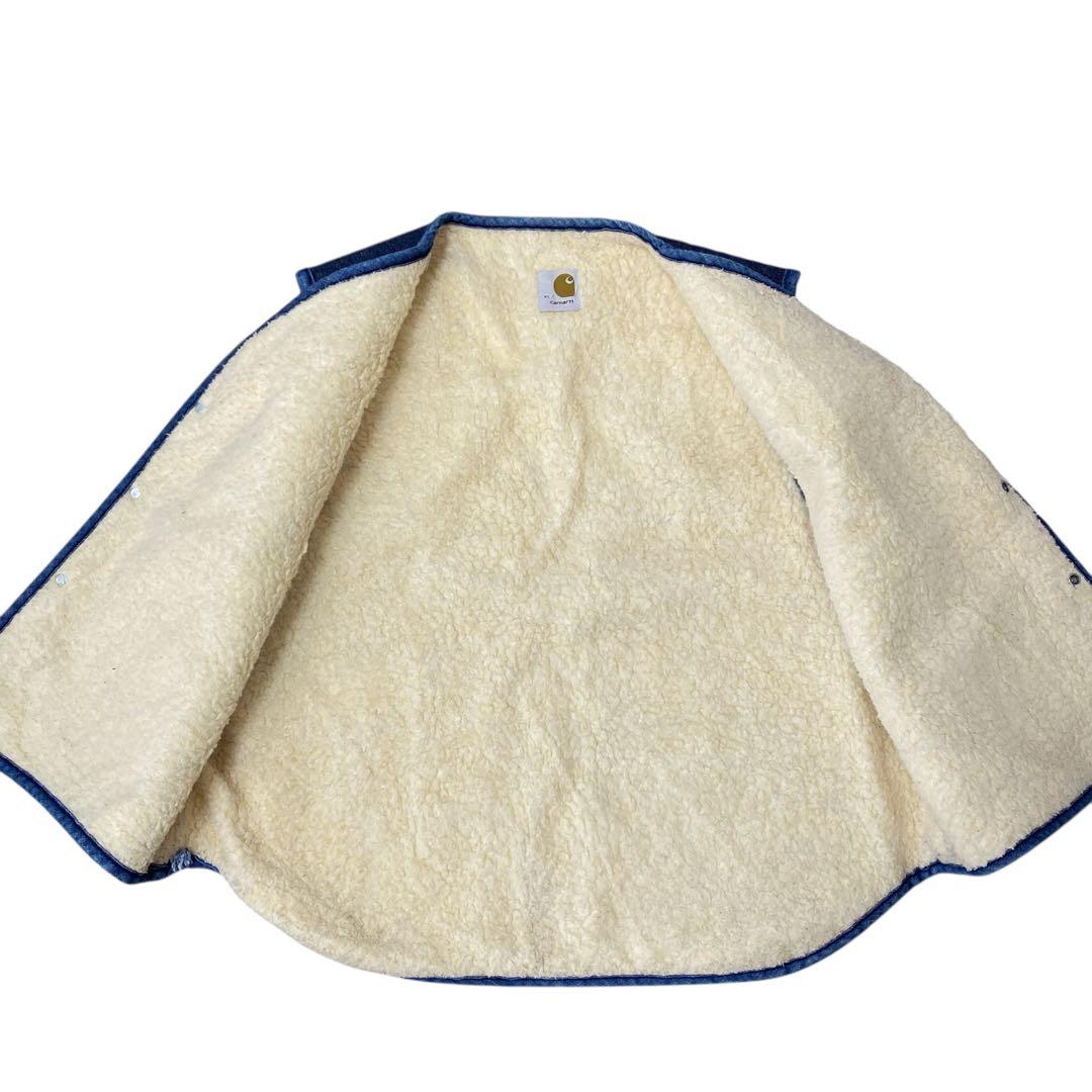 当日発送フォロー割80’s Carhartt denim vest XL