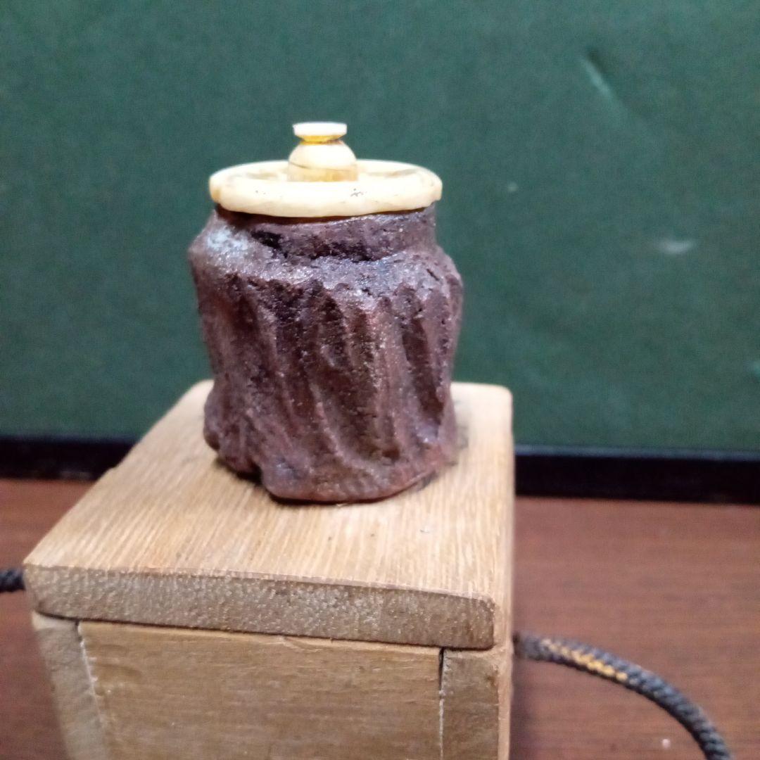 古備前茶入、サイズ高ー約4センチ、横ー約３センチ、江戸期品、貴重品