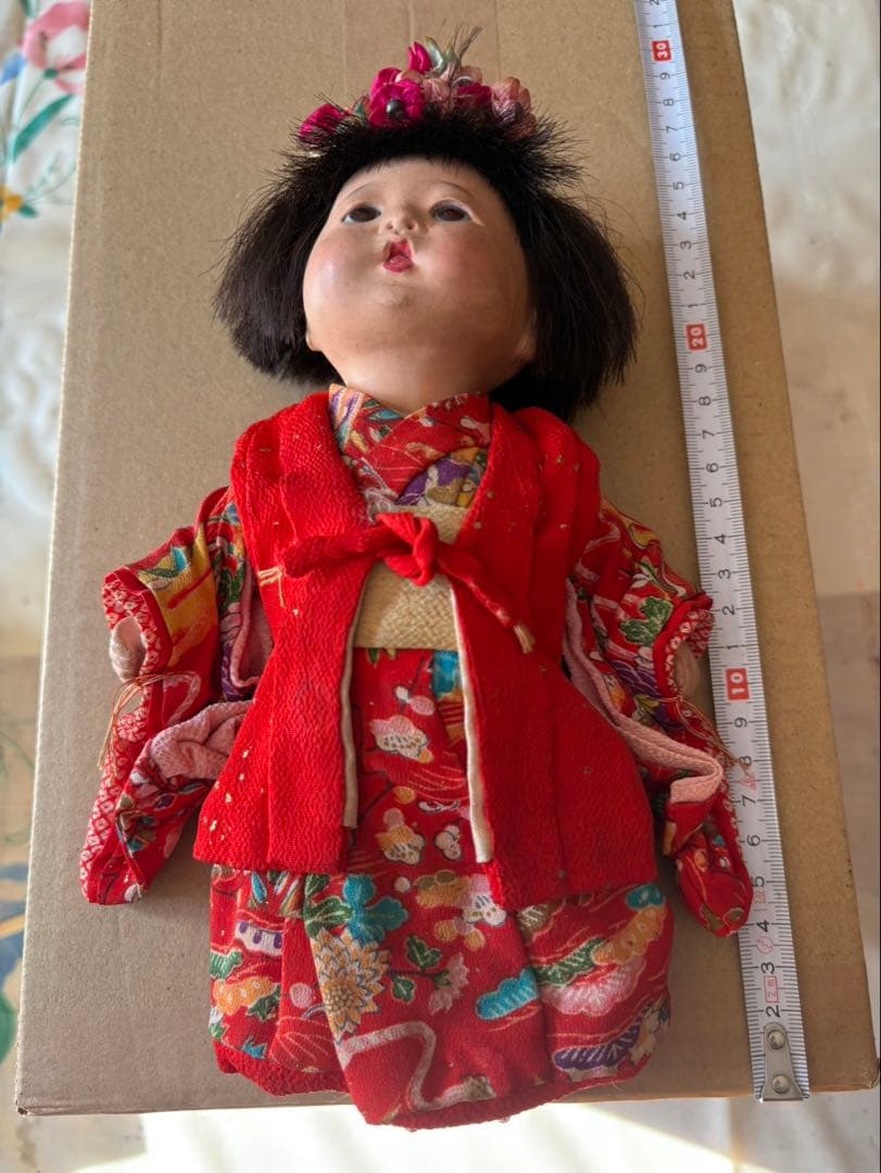 抱き人形 レトロ 和風 着物
