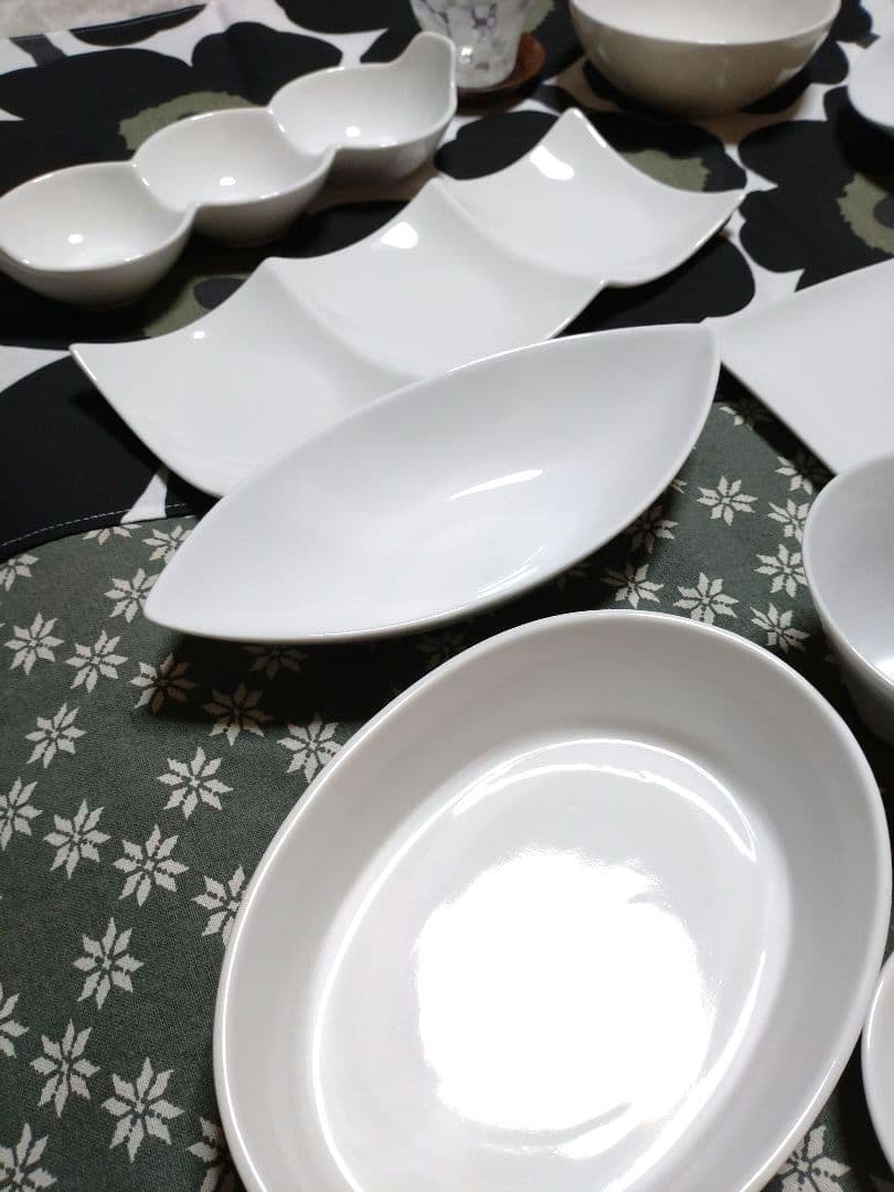 白 食器 19点■まとめ売り 未使用〜中古品 ■陶器 蚤の市 ヴィンテージ