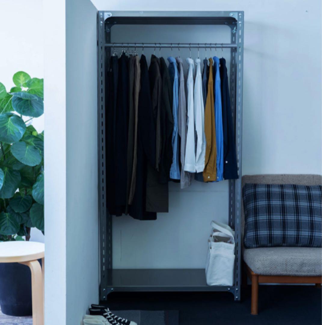 クリスハート 工業用スチールシェルフ ハンガータイプ・アイボリー