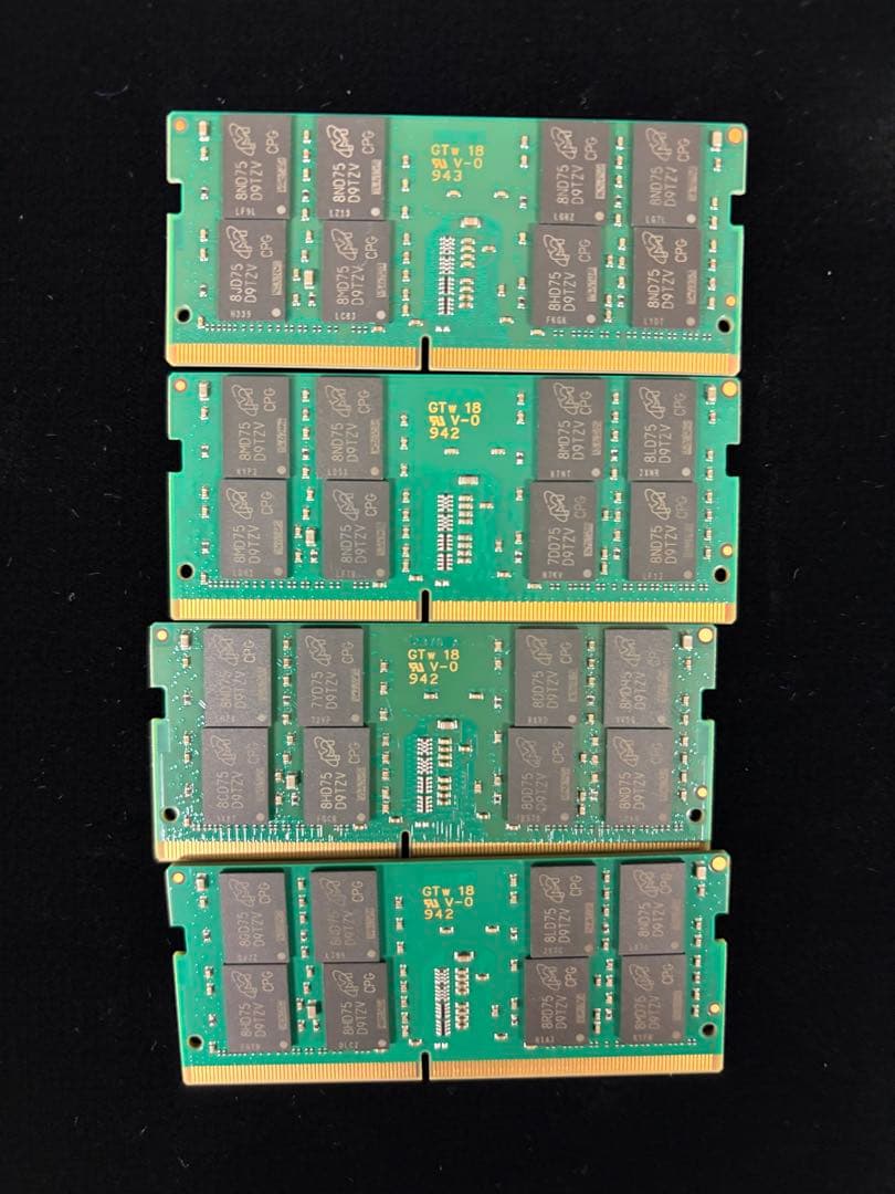 Crucial DDR4 SODIMM 16GB×4枚 計64GB⭐︎動作確認済⭐︎