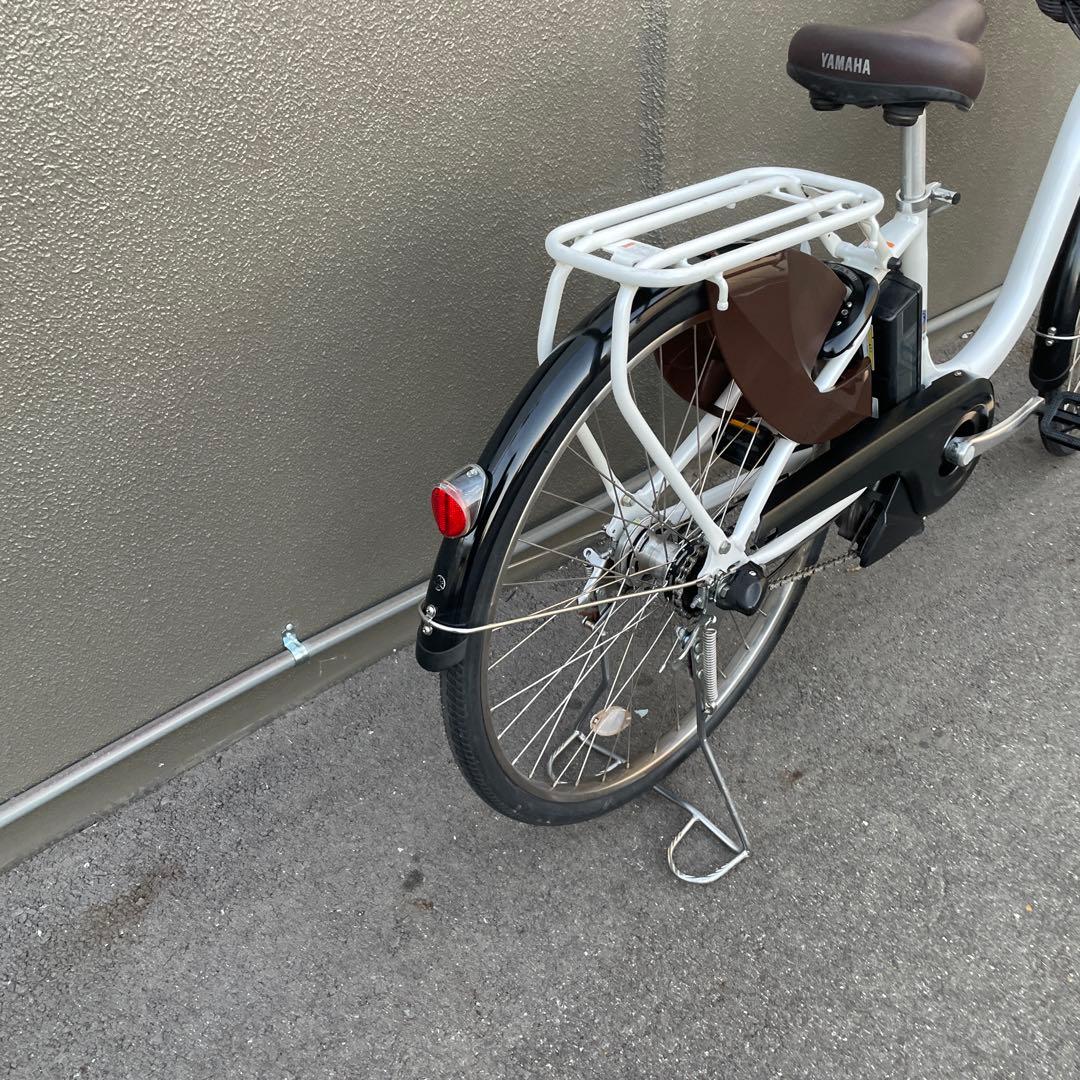 ヤマハ電動アシスト自転車26インチ 12.3Ah ホワイト