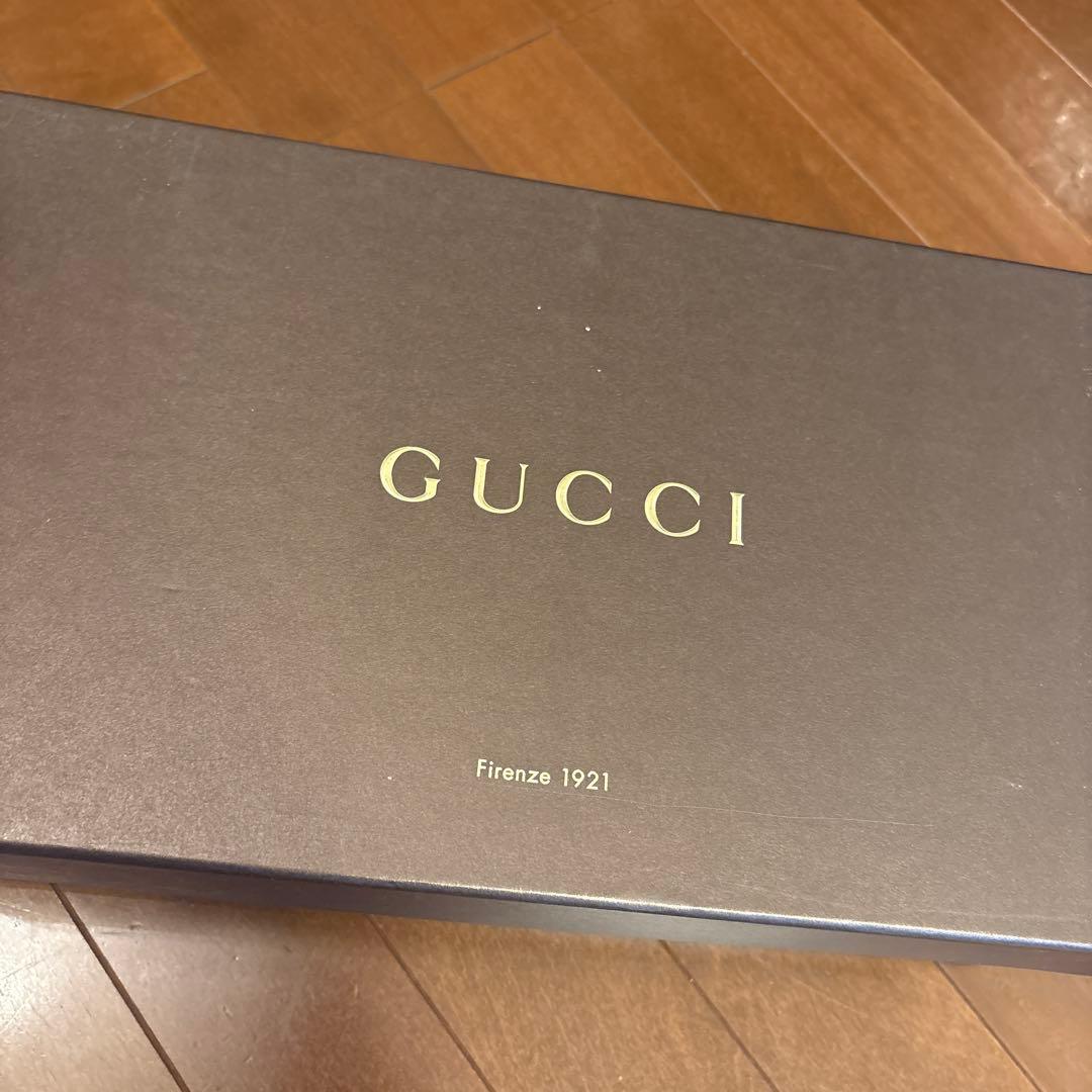 【新品未使用】GUCCI ブラウンレザー モカシン