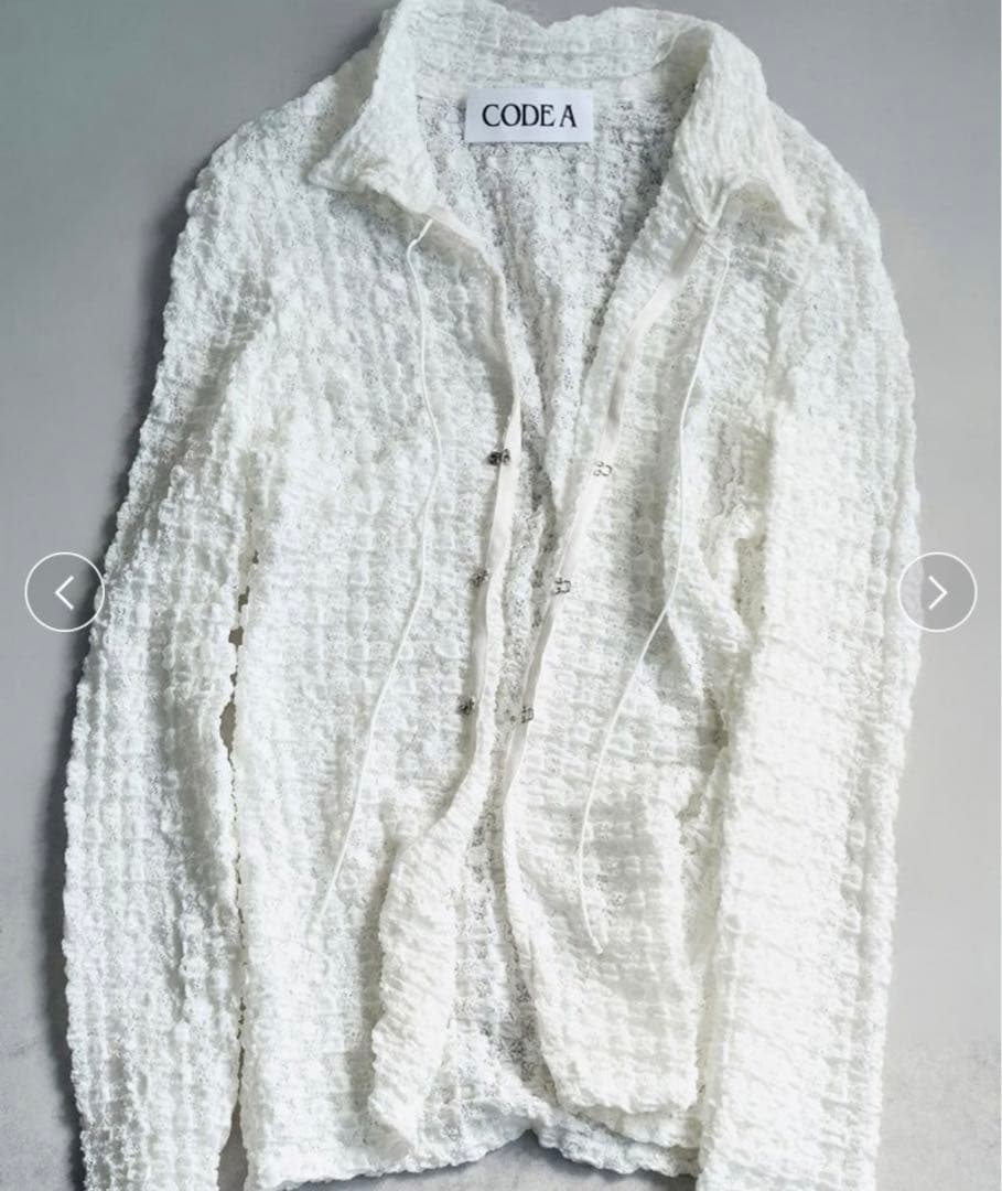 【USAGI ONLINE限定】shrink lace blouse