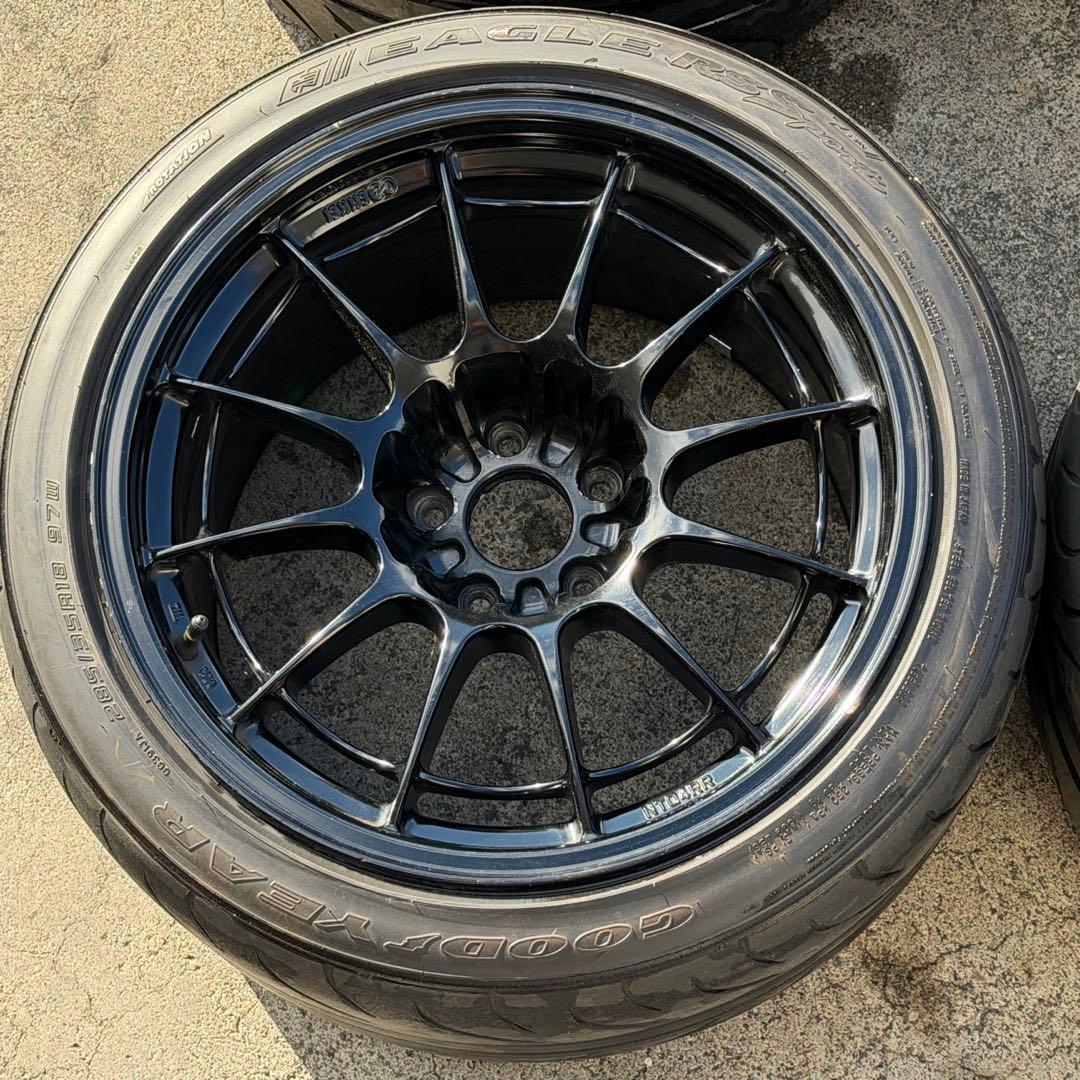 ENKEI RS04RR 2本、SSR TYPE-F 鍛造 2本 114.3