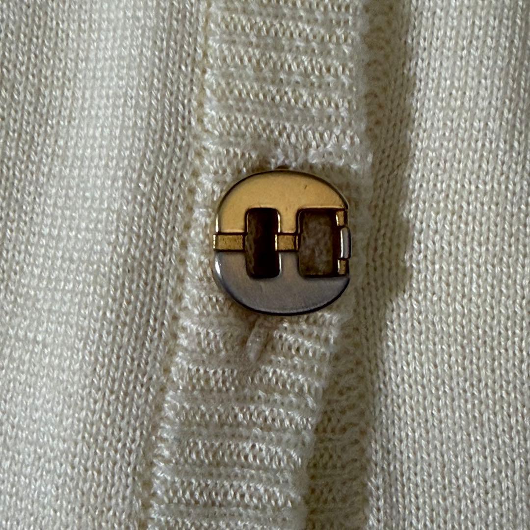 美品　サルヴァトーレフェラガモ　アンサンブル　ガンチーニ　スカーフリボン　M