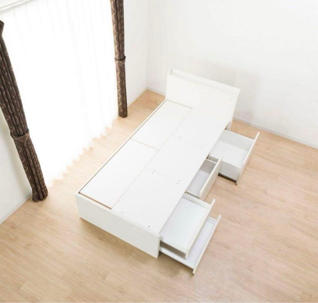 ベッドフレーム　ニトリ　ジオチェスト　廃盤　ベッド　シングル