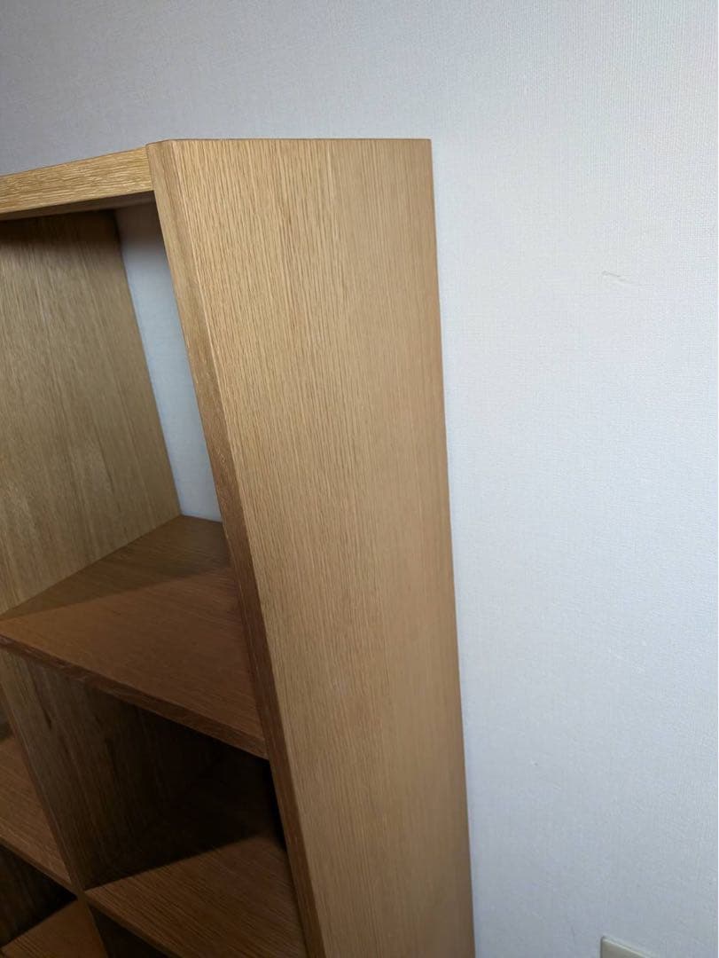 ■送料込■無印スタッキングシェルフ 3×2 木製家具棚 収納MUJIオーク材