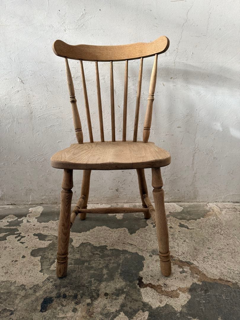 ビンテージ　ダイニングチェア　カフェチェア　剥離加工　no2