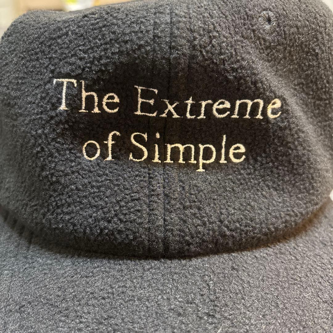 ENNOY メッセージロゴ刺繍 Fleece Cap ブラック 黒