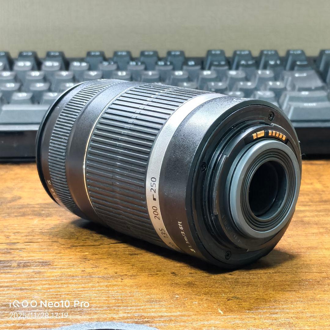 極美品 Canon EF-S 55-250mm f/4-5.6 ズームレンズ