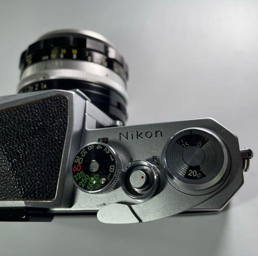 SALE[中古美品]ニコンＦ　アイレベルニッコ-ルSオ-ト1：1.4 50mm付