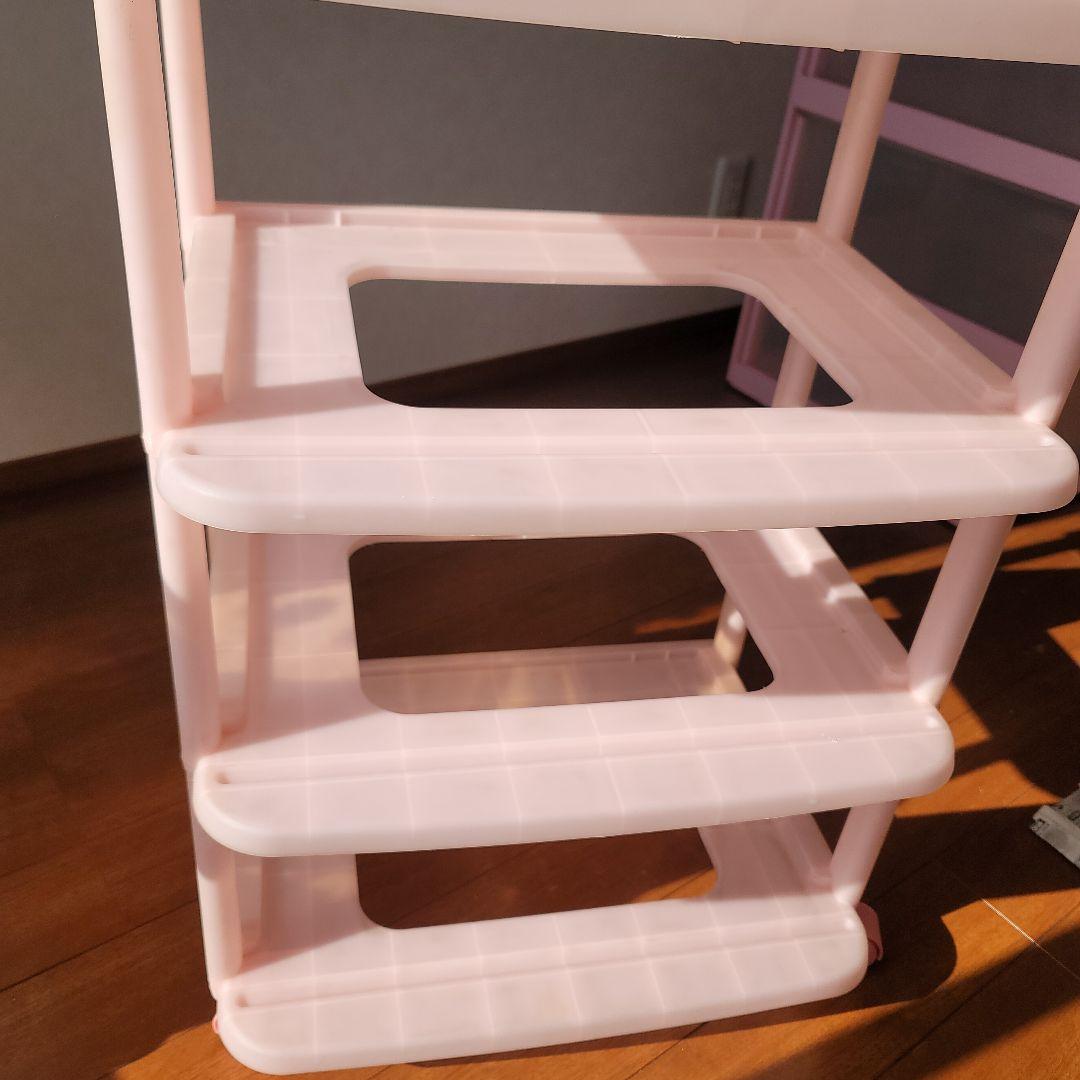 キティちゃん 3段衣装ケース ピンク