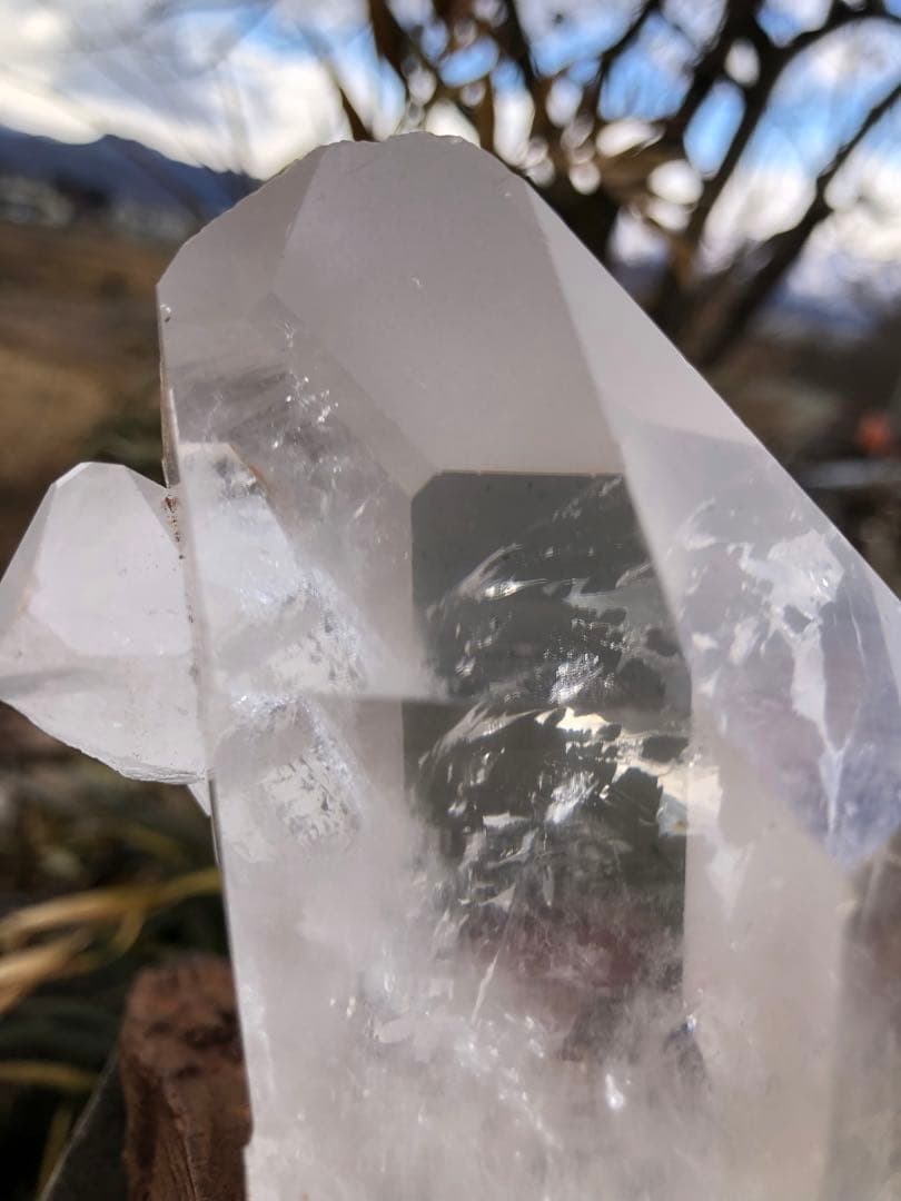 ❤️❗️ヒマラヤ　0.5kg 貫入水晶　強いパワー　極みの逸品　クラスター　柱　水晶