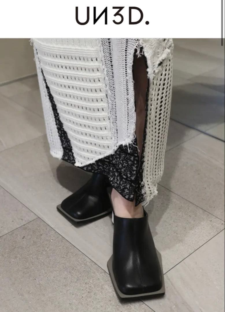 美品★ WIDE SQUARE MULE / ワイドスクエアミュール