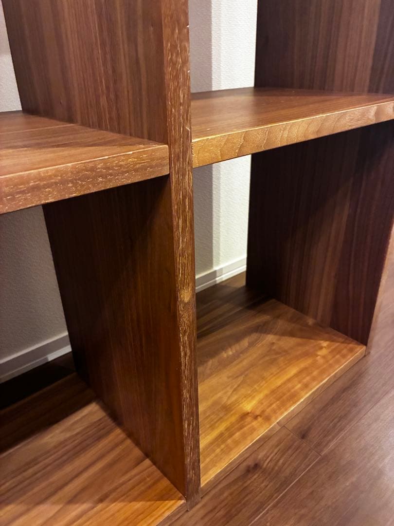 無印良品 スタッキングシェルフ ウォールナット材