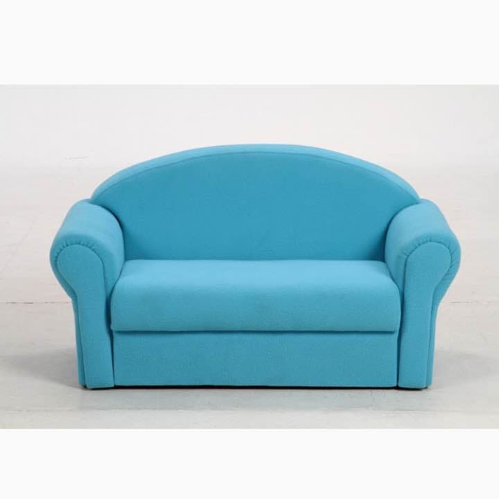 【ベビー/キッズ】【ソファ】【子供】キッズソファー エース 2P　ブルー/ピンク