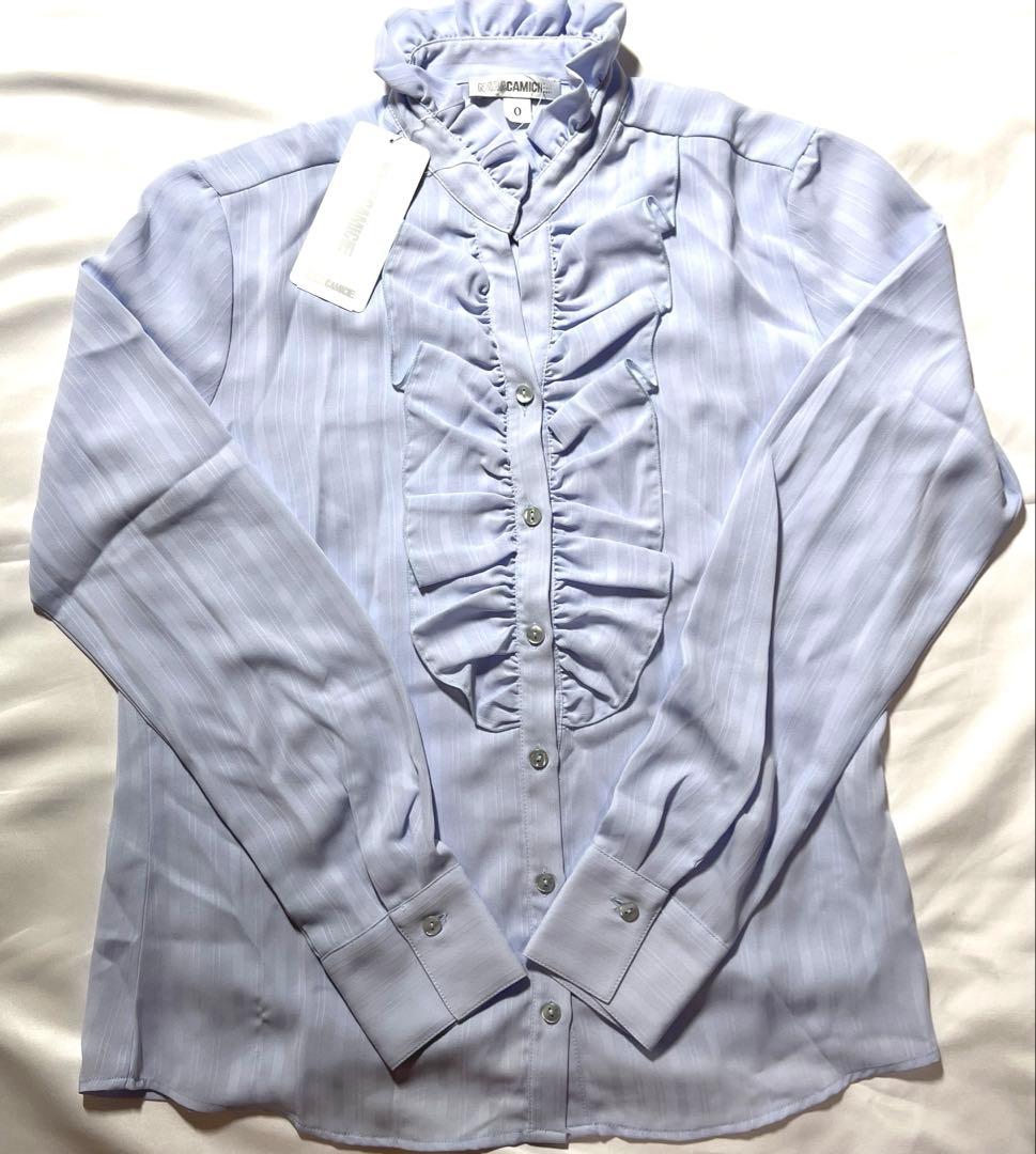 【新品未使用】ナラカミーチェ　フリル　ボウタイリボン付きブラウス