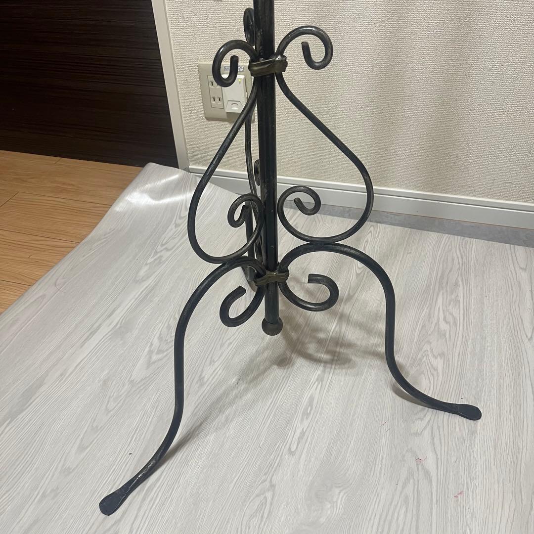 アンティーク アイアンコートハンガー ポールハンガー コートスタンド コート掛け