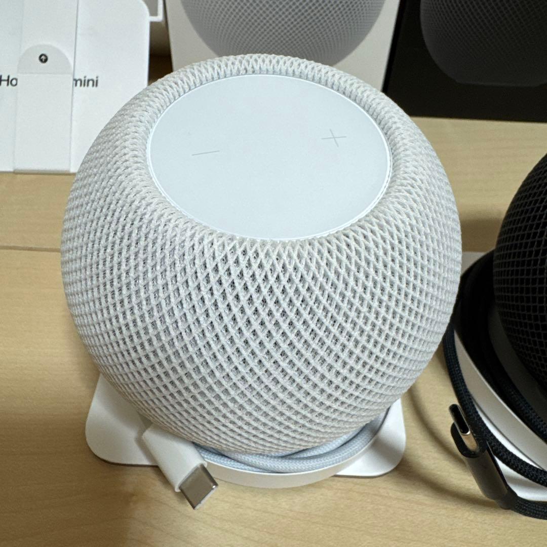 Apple Pod mini 黒 白　2個セット