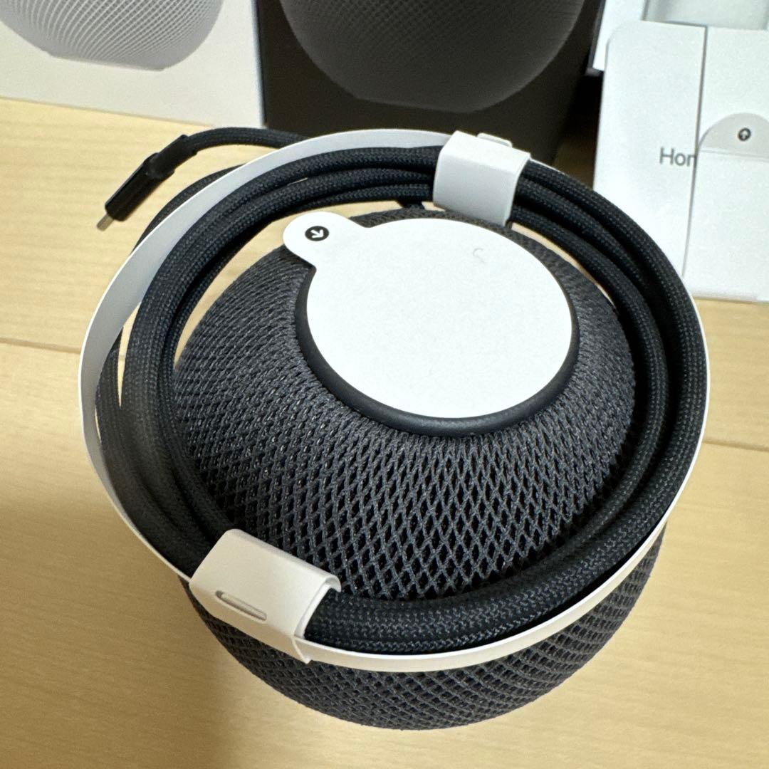 Apple Pod mini 黒 白　2個セット