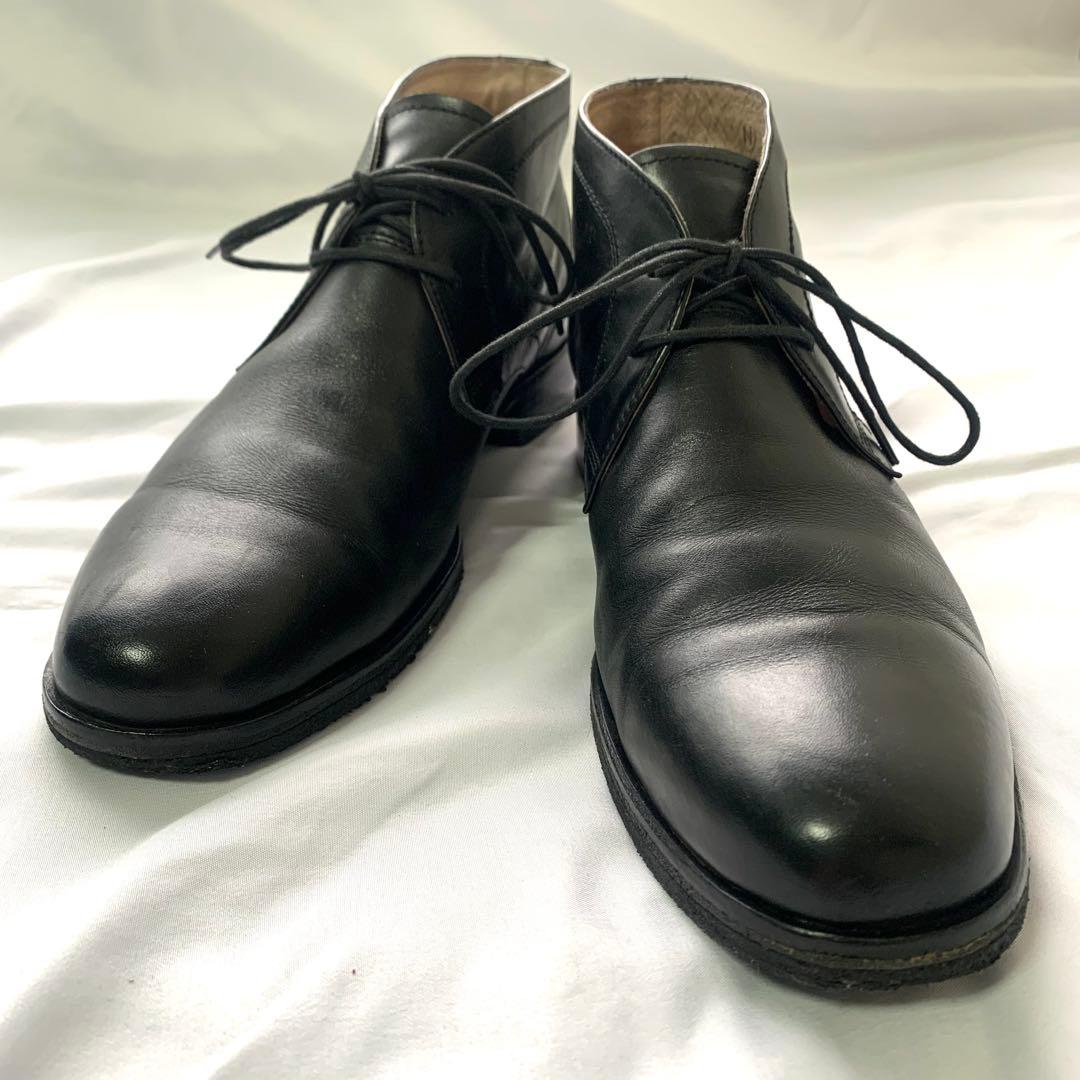 【 hana  】リーガルチャッカブーツ黒25.5即日発送