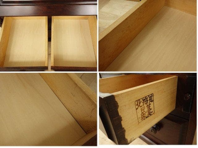 北海道民芸家具　座ビューロー　ライティング　座机　 再塗装済　ＵＳＥＤ