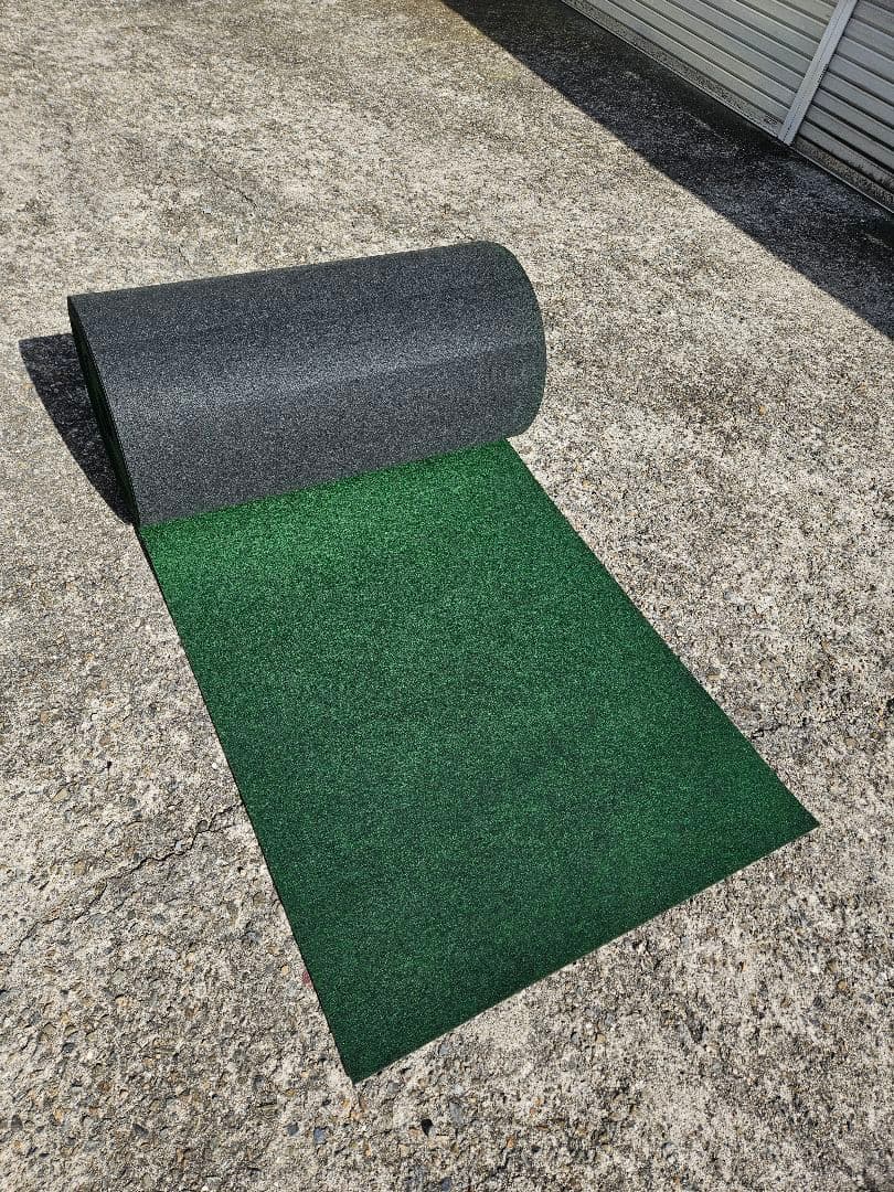 【新品】本格ポリエステル不織布 防草シート(明るめグリーン)厚手　巾1m×50m