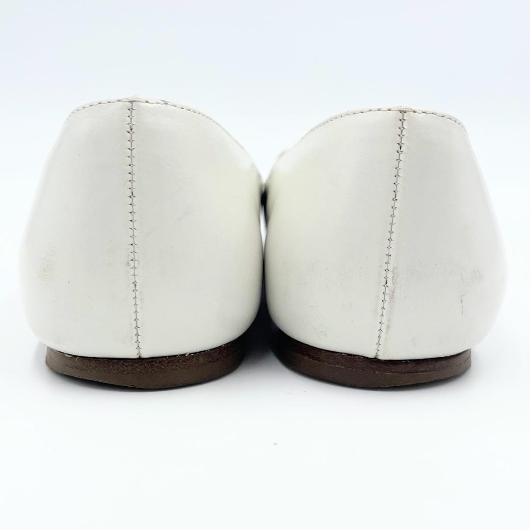 Salvatore Ferragamo フラットパンプス　ヴァラリボン　23.5