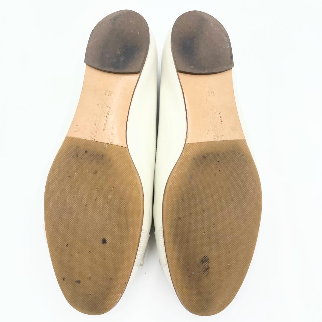 Salvatore Ferragamo フラットパンプス　ヴァラリボン　23.5