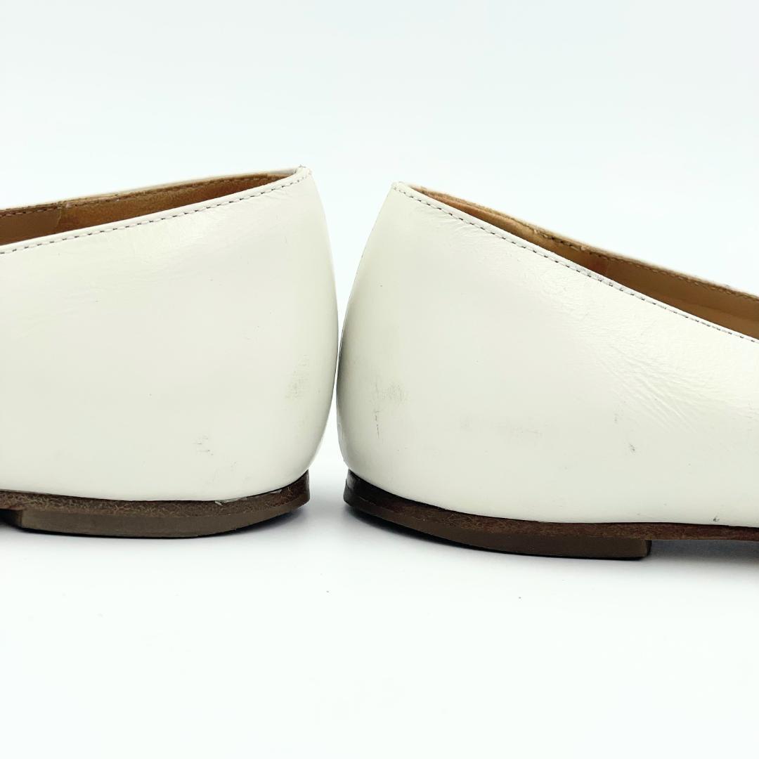 Salvatore Ferragamo フラットパンプス　ヴァラリボン　23.5