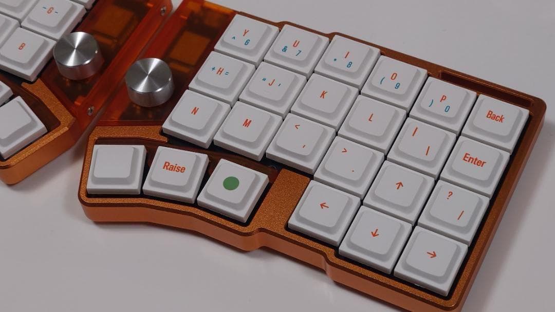 ★限定【オレンジ】Cornix LP 分割 無線｜VIAL｜技適｜即発送