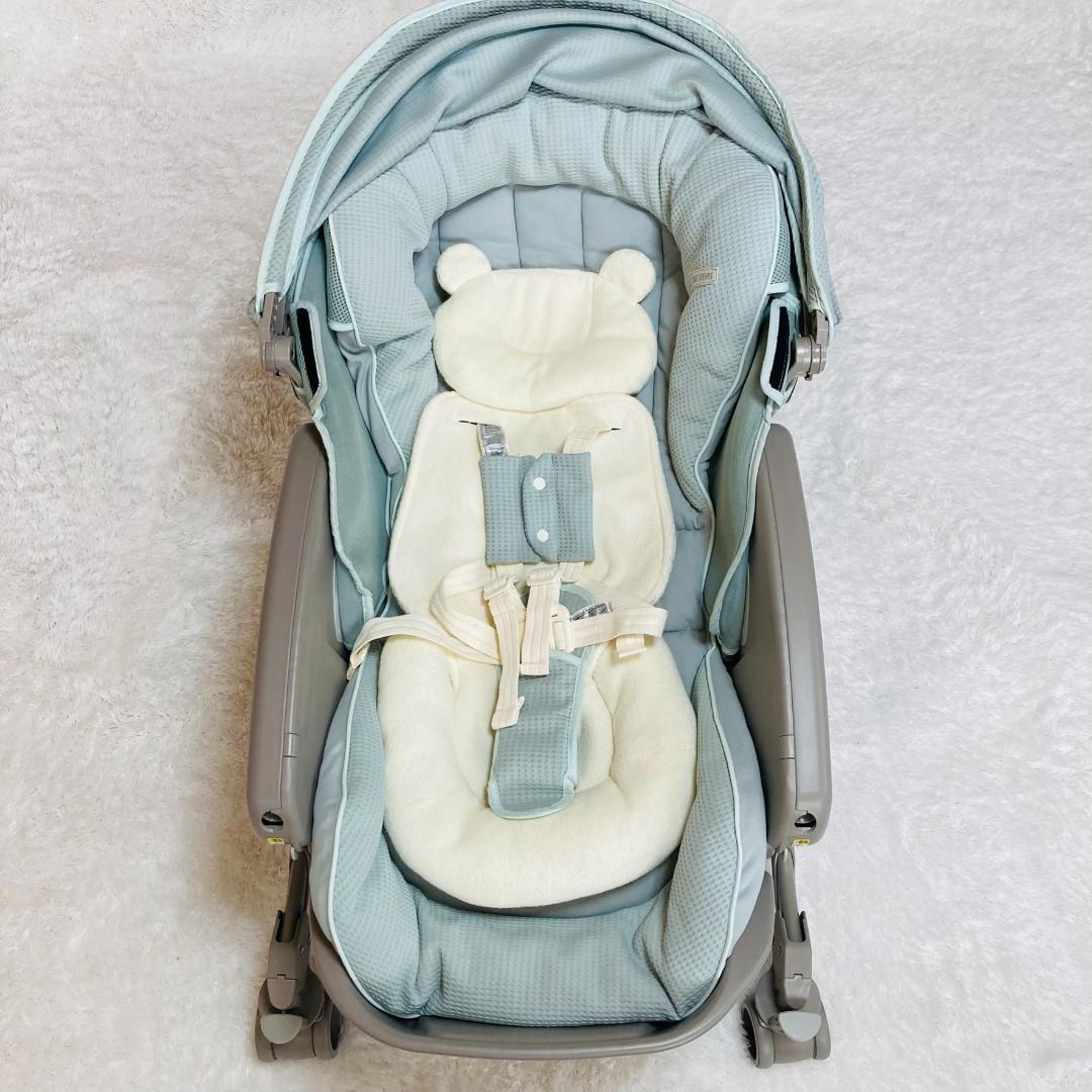 美品 アップリカ ユラリズム オート プレミアム AC 電動ハイローチェア