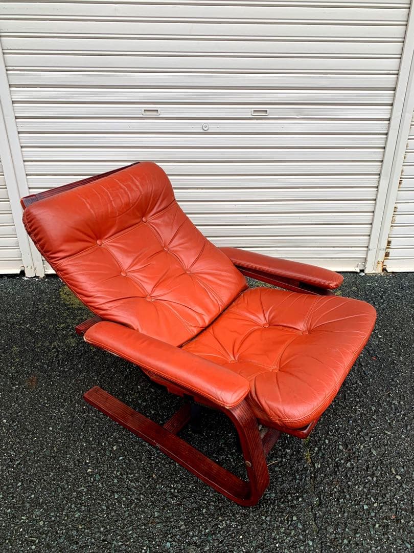 ヴィンテージ富士ファニチャーリクライニングパーソナルチェアー