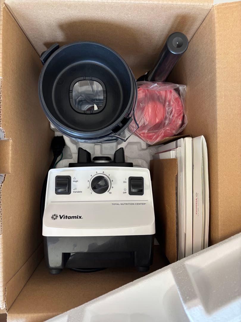 美品！ホワイトカラー Vitamixレシピブック付き/2018年東急百貨店で購入