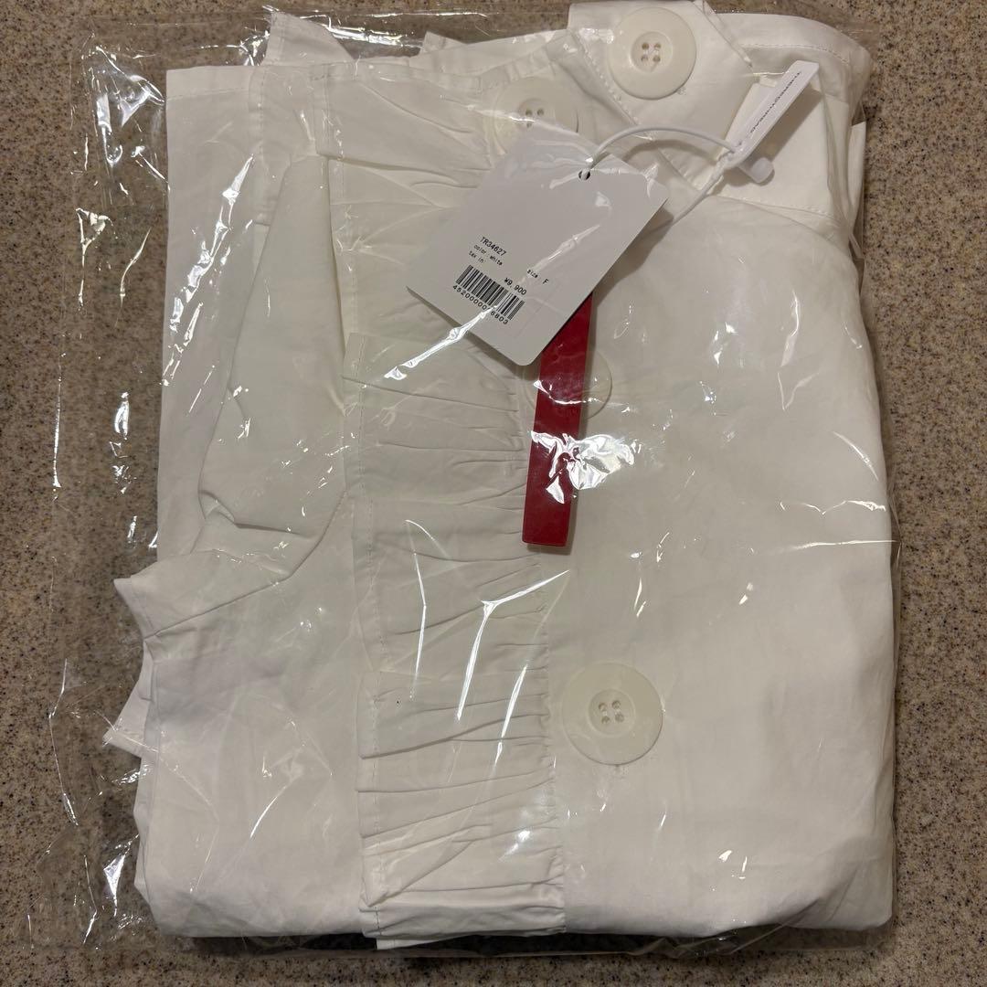 店舗購入 theredthread button frill blouse