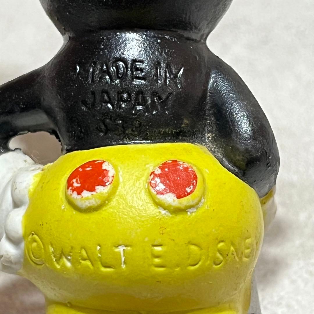 ヴィンテージ Disney ミッキーミニー アンティーク 置物 日本製