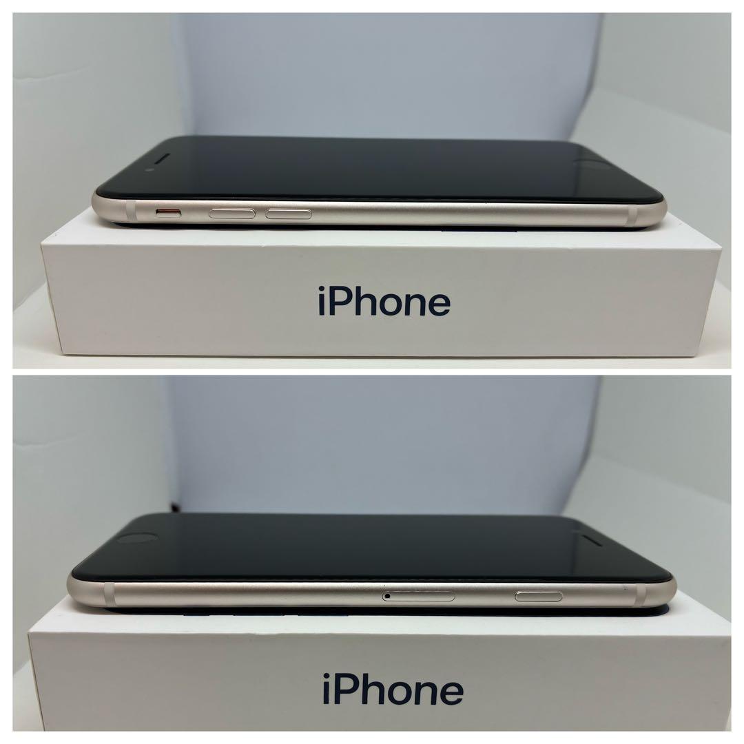 【極美品】iPhone SE3 128G SIMフリー　純正バッテリー100%