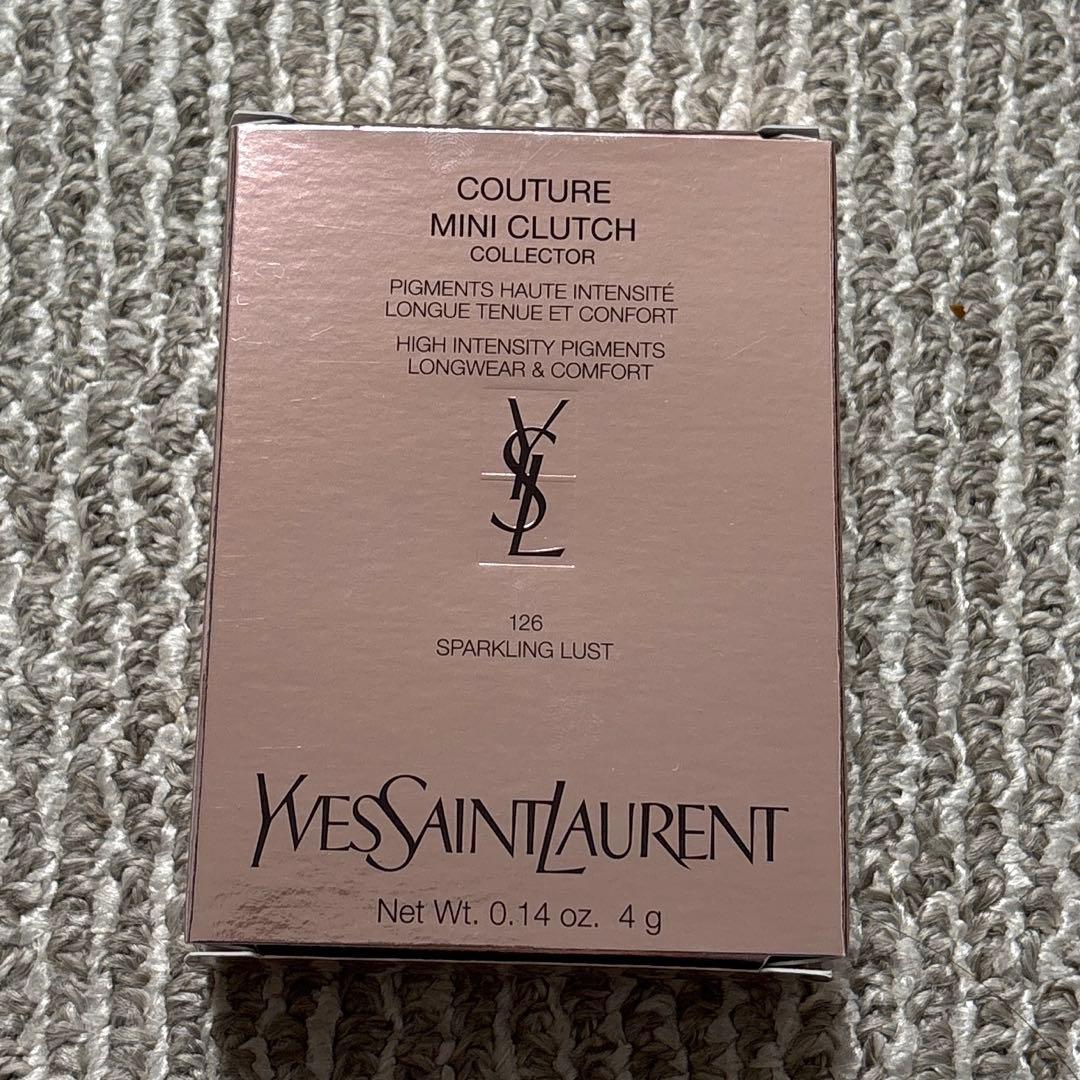 YSL イヴサンローラン クチュールミニクラッチ 126 スパークリングラスト