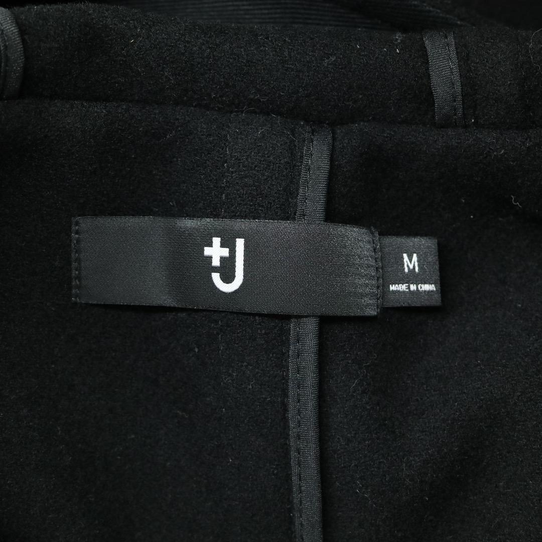 【新品✨タグ付き】UNIQLO+J ウールオーバーサイズダッフルコート 黒 M