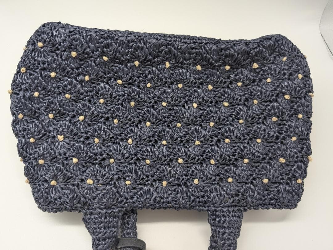 プラダ　ラフィア　かごバッグ　2WAY　ショルダートート