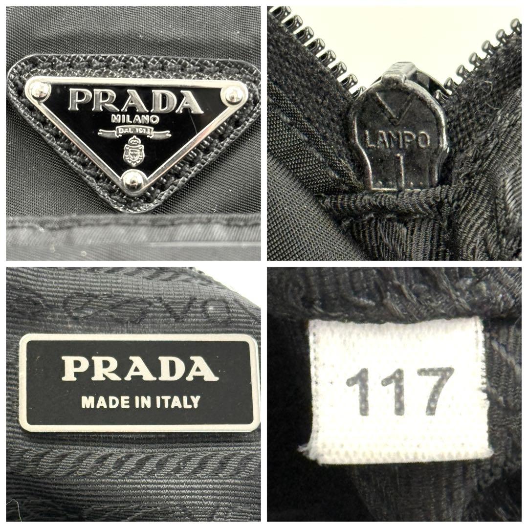 【良品✨近年モデル】PRADA プラダ ショルダーバッグ ナイロン 三角ロゴ