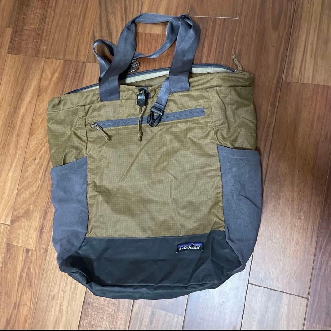 パタゴニア ウルトラライト・ブラックホール・トート・パック ブラウン 27L