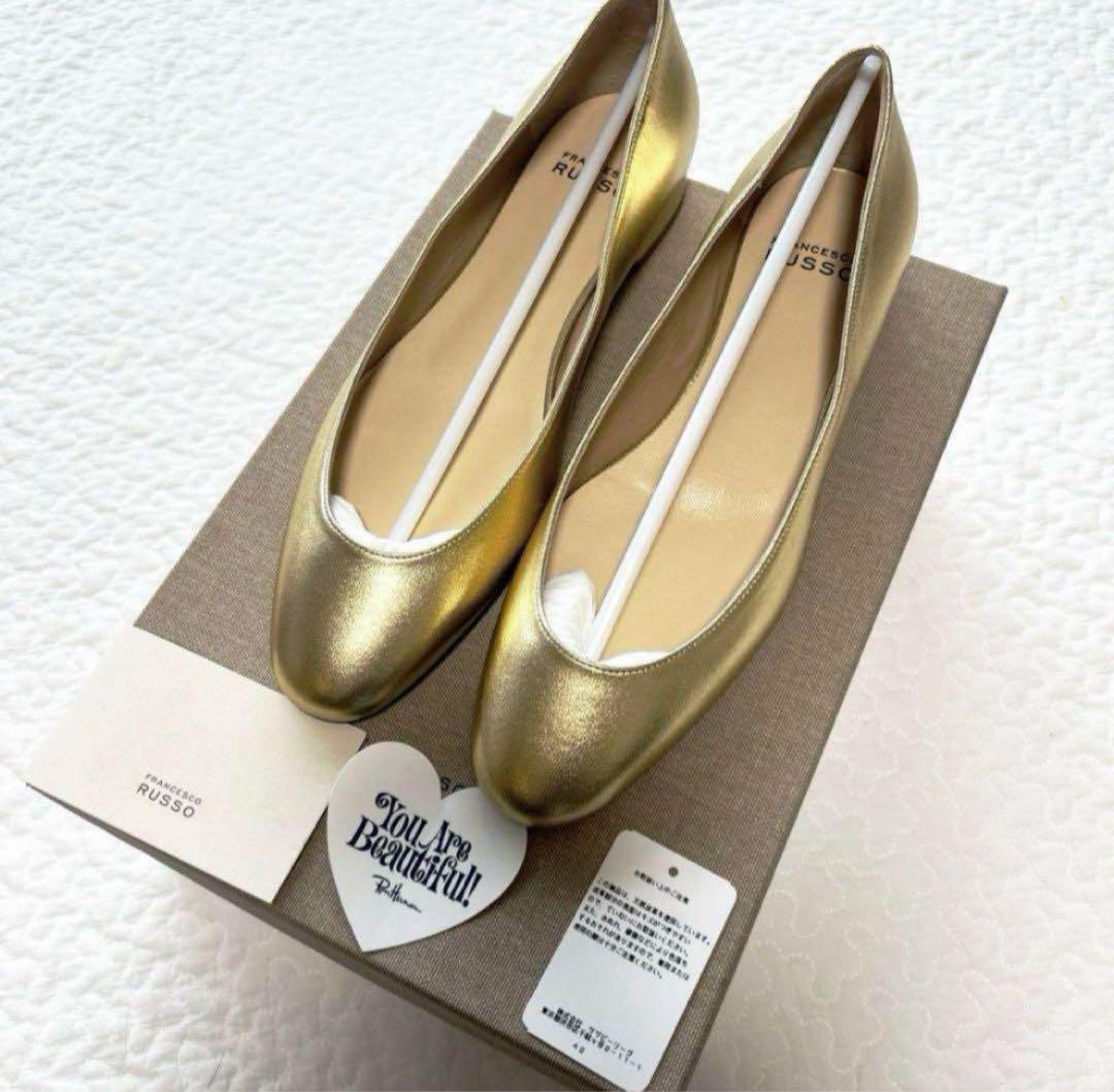 【新品未使用】Francesco Russo フランチェスコルッソ ゴールド