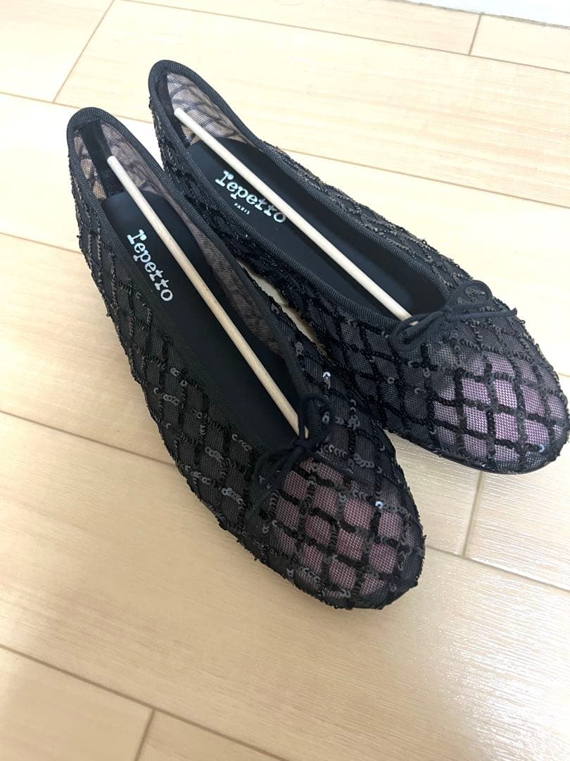 repetto　Lilouh Ballerinas ブラック　39